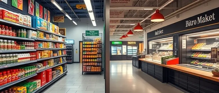 Visualizing the Evolution: Old-School Convenience vs. Modern Food Retail