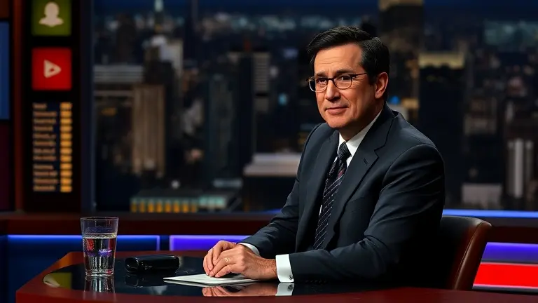 the late show with stephen colbert jon stewart; steven spielberg; david byrne