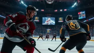 avalanche vs golden knights