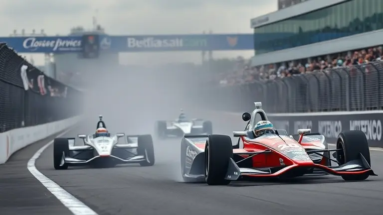 indy 500 finish