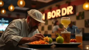 on the border