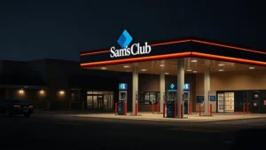 sam's club gas station closure