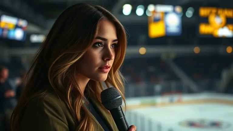hailey hunter nhl reporter news