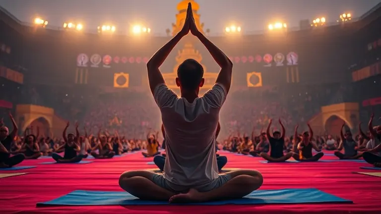 akshar yoga kendraa 21 guinness world records