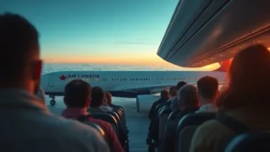 passenger response air canada flight
