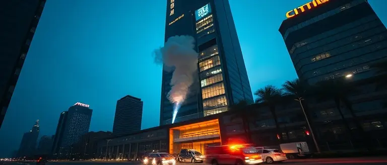 Breaking: Light Sport Aircraft Collides with Beijing's CITIC Tower