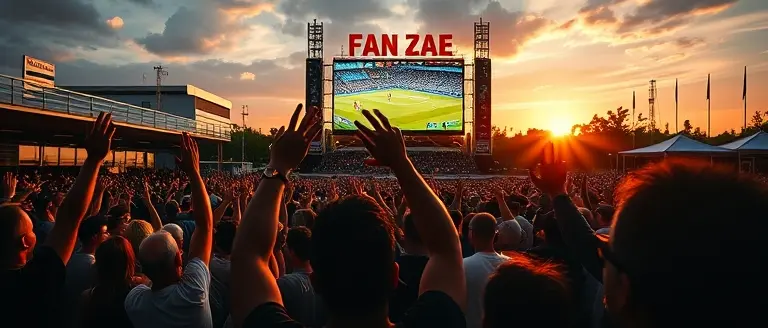 Beyond the Pitch: The Electric Atmosphere of Official Fan Zones