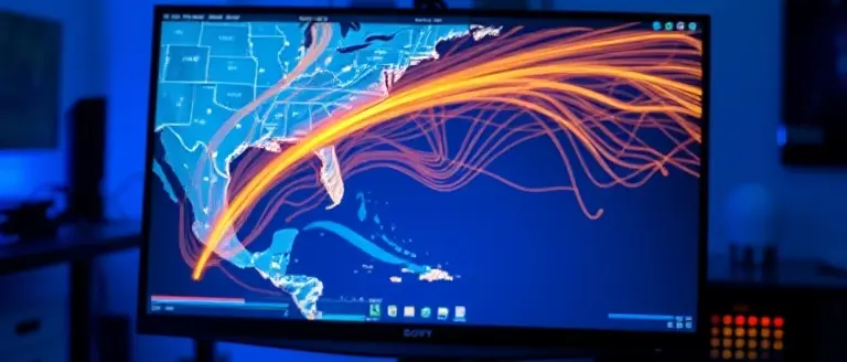 Real-Time Spaghetti Models and Forecast Trajectories