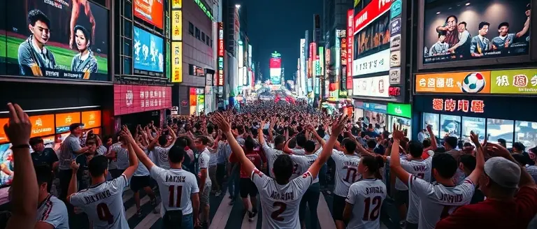 Global Reaction and Fan Celebrations at Shibuya Crossing