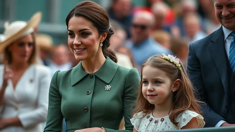 kate middleton princess charlotte wimbledon