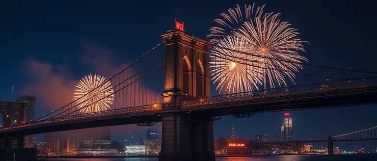 Emergency Incident on the Brooklyn Bridge During 250th Anniversary Fireworks