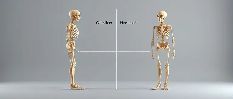 The Mechanics of the Calf Slicer vs. The Heel Hook